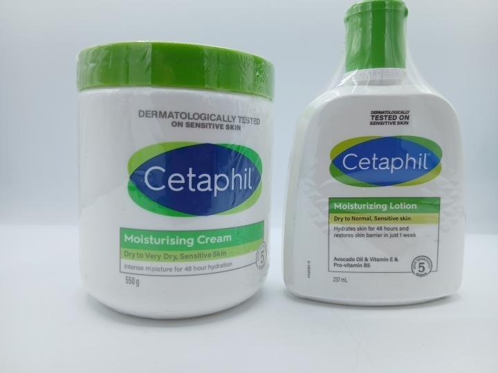 Lotion Hydratant Cetaphil 550ML+237ml