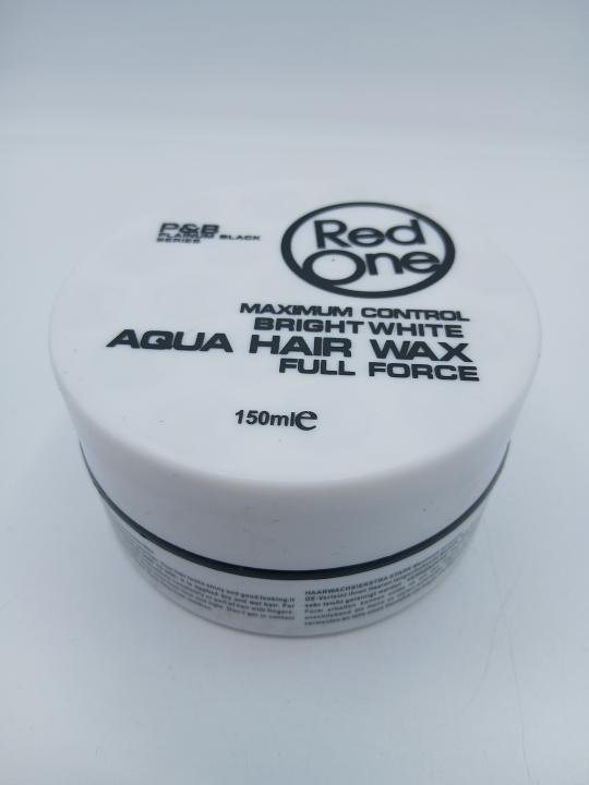 RED ONE aqua hair wax full force Blanc 150 ml