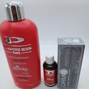 Francoise Bedon Lait Royal anti taches ,huile Royal et creme DRM4 hydratant clarifiant