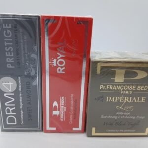  Fancoise Bedon savon imperiale, Creme francoise Bedon DRM4 Prestige et 1 creme Royal anti taches et unifiant