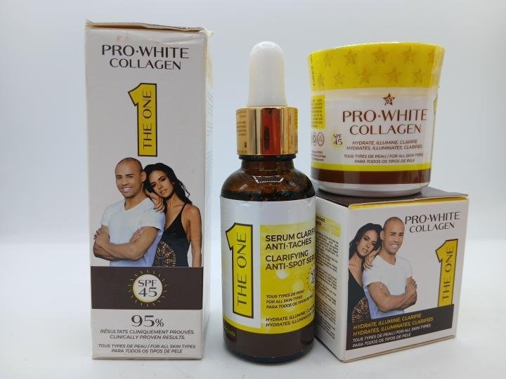 Pro white collagen serum et creme visage clarifiant – Image 3