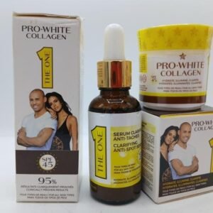 Pro white collagen serum et creme visage clarifiant