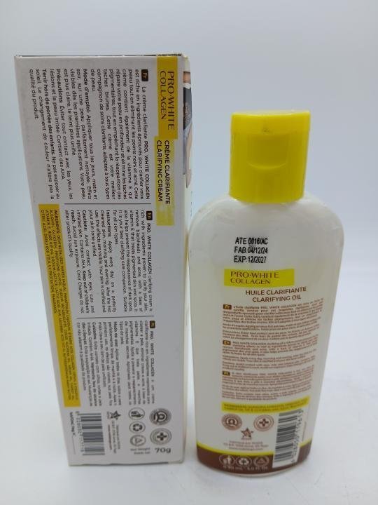 Huile pro white collagen clarifiant – Image 2