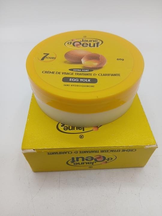 Creme visage Jaune d'oeuf clarifiante