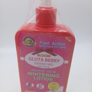 Lait Gluta Berry aux Glutathion et acides des fruits 500ml visage et corp , eblouir votre teint