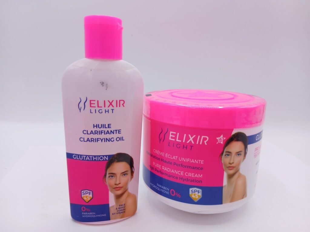 gamme Elixir crème 400ml , et huile, 2 pcs