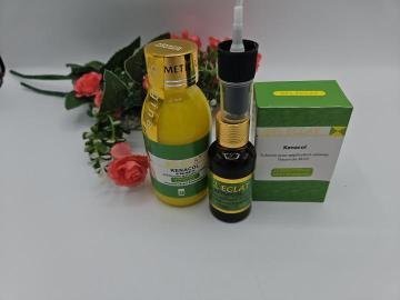 Huile concentre à la kenacol et sa lotion anti taches teint unifié