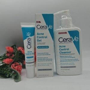 acné controle, gel moussant et crème hydratante