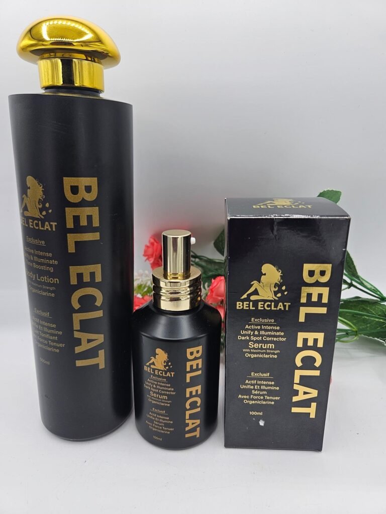 Lait et serum Bel Eclat visage et corps pour un teint étincelant