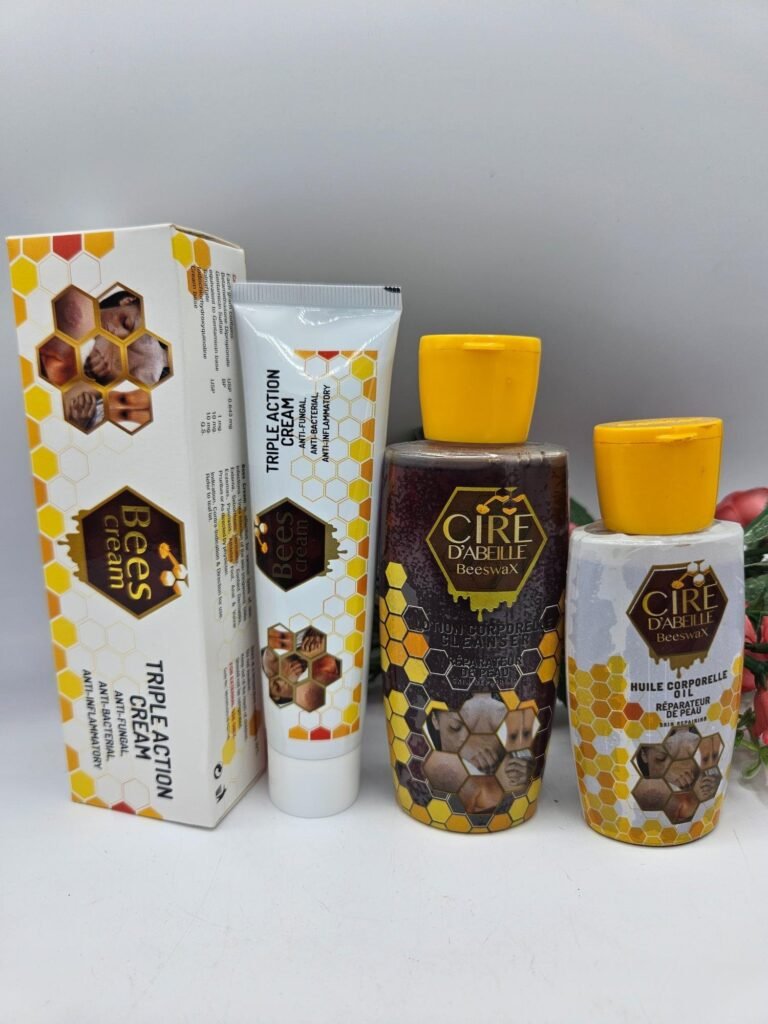 Cire d'abeille creme,lotion et huile  reparatrice 