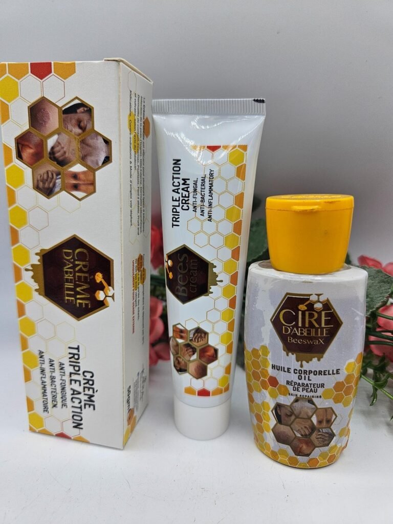 Cire d'abeille creme et  huile reparatrice 