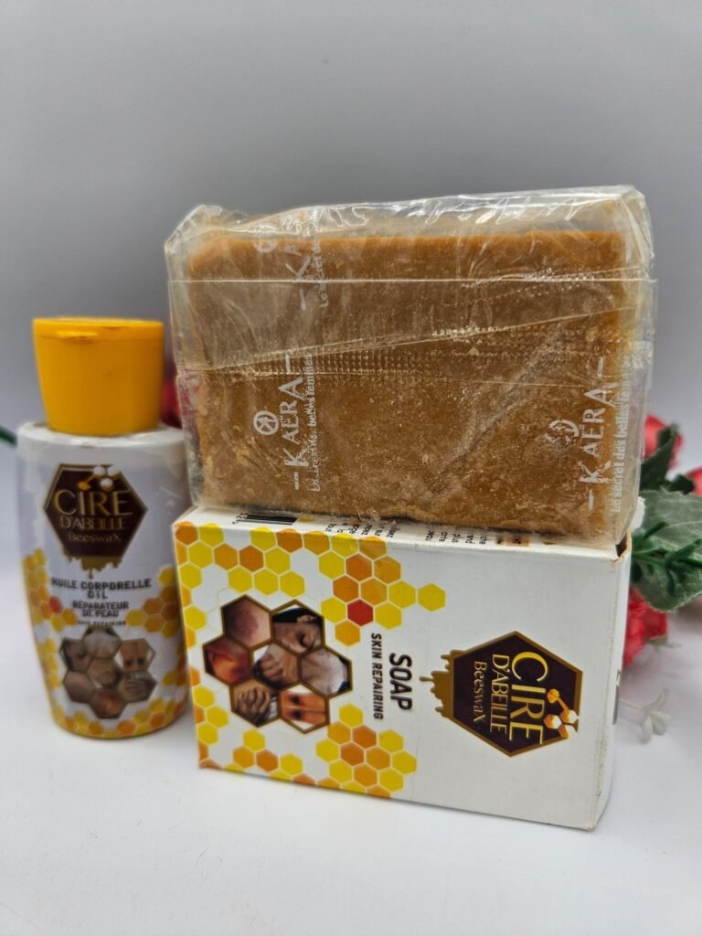 Cire d'abeille Savon et  huile reparatrice clarifiante