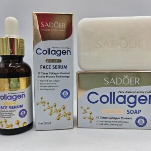 Mini Gamme collagen visage rajeunissante ,hydratante, efficace savon + serum