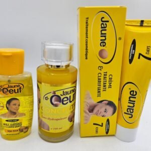 Jaune d'Oeuf huile, concentré 100ml et creme tube clarifiant 3pcs