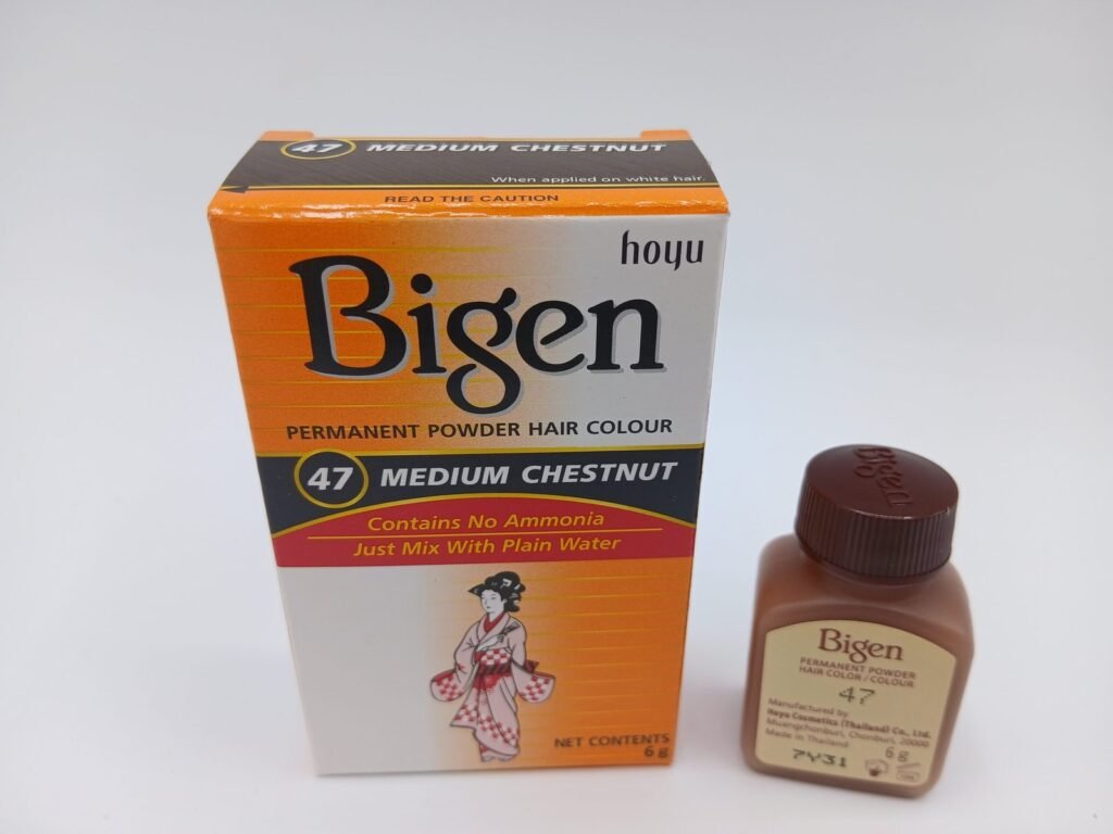Bigen teinture permanente pour chevaux couleur moyen Châtain no. 47