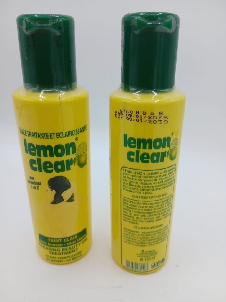 huile corporelle lemon clear