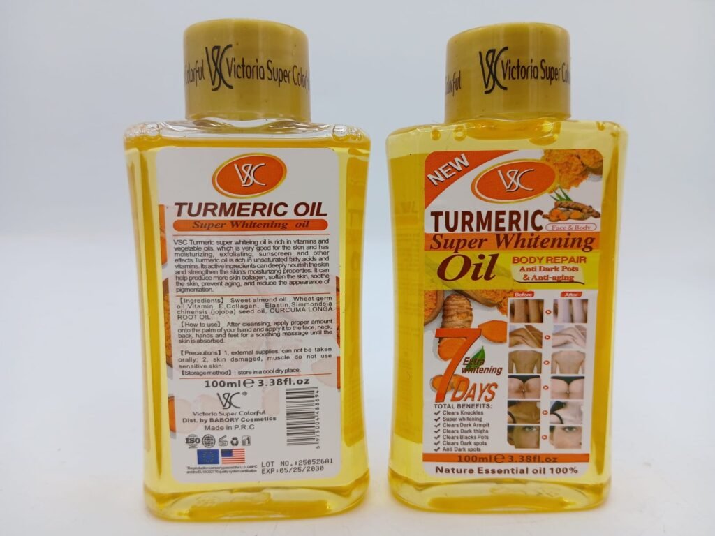 huile tumeric hydratant clarifiant 100ml